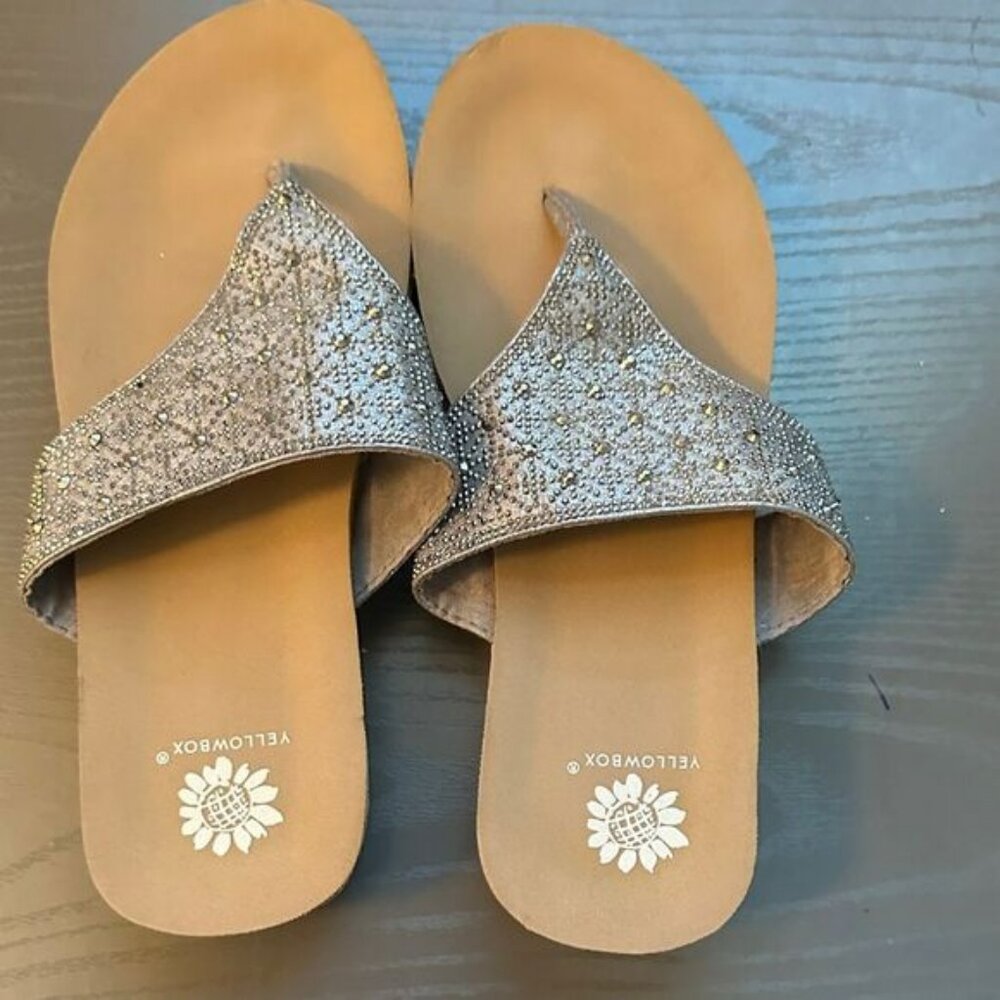 Yellow Box Women's Glittering Sandals